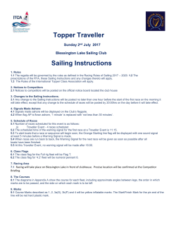 Topper Traveller - Blessington Sailing Club