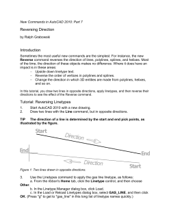 Reversing Direction Introduction Tutorial: Reversing