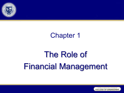 Chapter 1 Making Economic Decisions