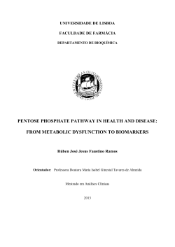 pentose phosphate pathway in health and disease
