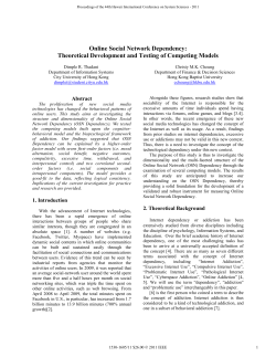 Online Social Network Dependency