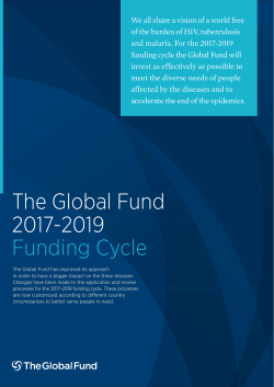 2017-2019 Funding Cycle Overview - The Global Fund to Fight AIDS