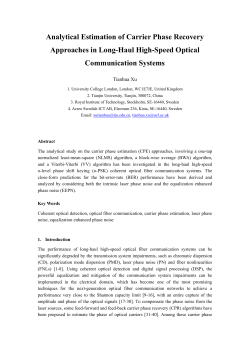 Comparative Study on Carrier Phase Estimation Methods in