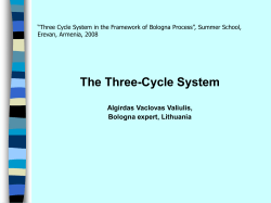 The Three-Cycle System