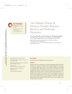 The Diabatic Picture of Electron Transfer, Reaction