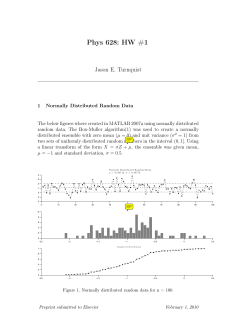 Phys 628: HW #1