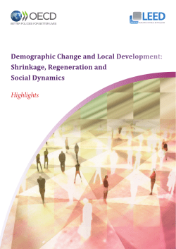 Highlights Demographic Change and Local Development