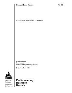 Parliamentary Research Branch