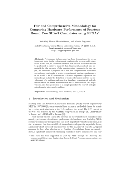 Fair and Comprehensive Methodology for Comparing Hardware