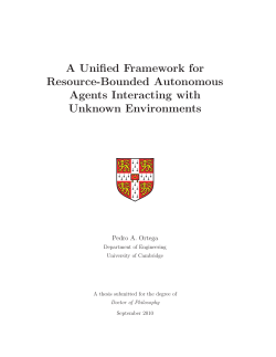 A Unified Framework for Resource