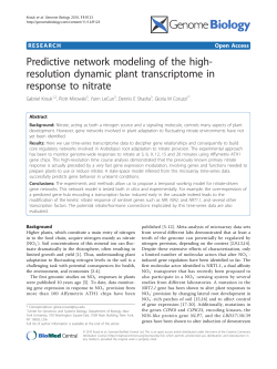 Predictive network modeling of the high