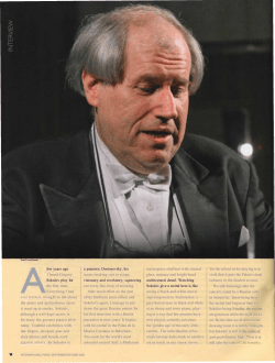 few years ago 1 heard Grigory Sokolov play for the first time, i