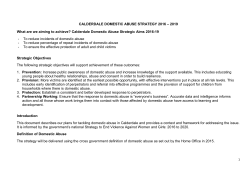 Calderdale Domestic Abuse Strategy for 2016 to 2019 [PDF 555KB]