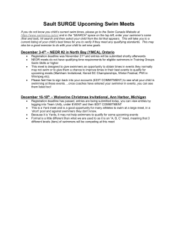 2016-2017 SURGE Upcoming Events