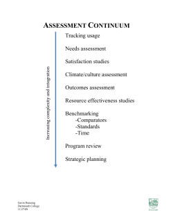 assessment continuum