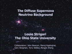 The Diffuse Supernova Neutrino Background