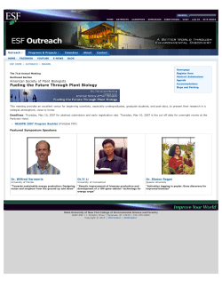 Outreach - SUNY-ESF