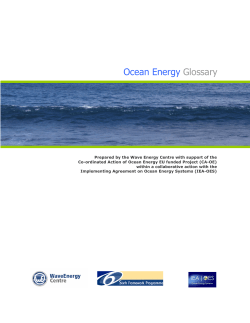 Ocean Energy Glossary - Ocean Energy Systems