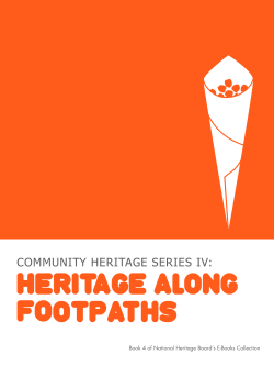 heritage along footpaths