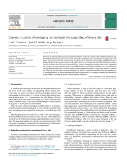 Current situation of emerging technologies for upgrading