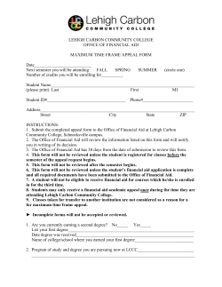 LEHIGH CARBON COMMUNITY COLLEGE