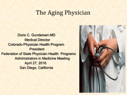 Gundersen Presentation - Administrators in Medicine