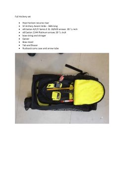 full-archery-set-1 - The Wakefield Archers