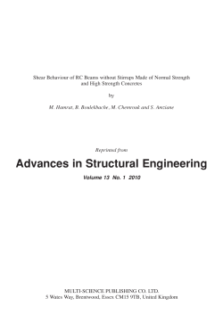Advances in Structural Engineering