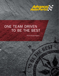 one team driven to be the best