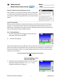 Summary of lesson - TI Education