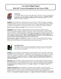 Los Gatos High School