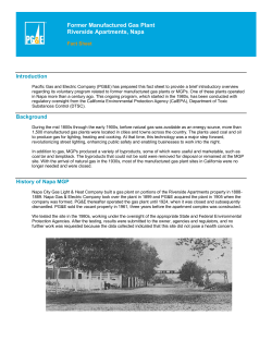 Former Manufactured Gas Plant Riverside Apartments, Napa