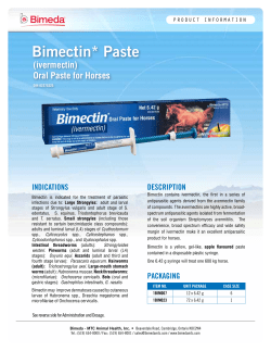 Bimectin* Paste