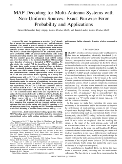 MAP Decoding for Multi-Antenna Systems with Non