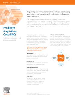 Predictive Acquisition Cost (PAC)