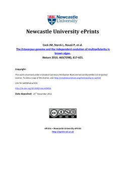 The Ectocarpus genome and the independent evolution of