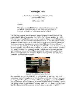 P0D Light Yield