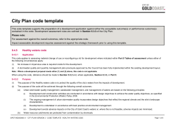 Healthy waters code - City of Gold Coast