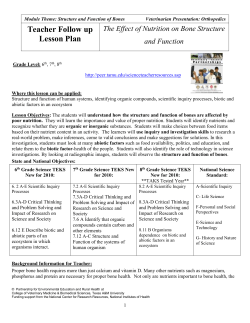 Grade Level: 7th and 8th - Partnerships for Environmental Education