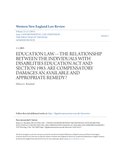 education law&mdash;the relationship between the individuals with