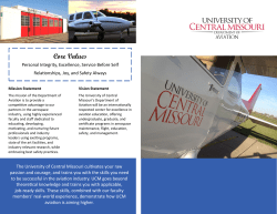Core Values - University of Central Missouri