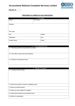 Information Questionnaire