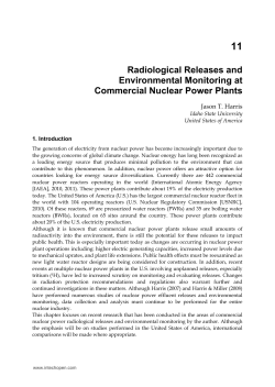 Radiological Releases and Environmental Monitoring