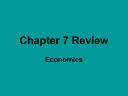 Chapter 7 Review: Business Operations