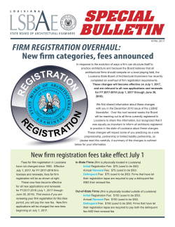 b132912 proof - Louisiana Board of Architects