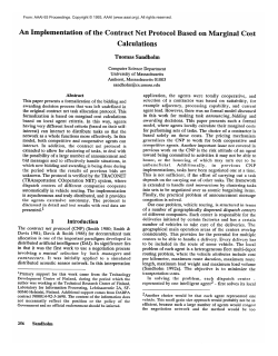 1993-An Implementation of the Contract Net Protocol Based on