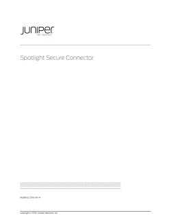 Spotlight Secure Connector