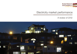 Electricity market performance