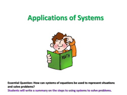 Applications of Systems