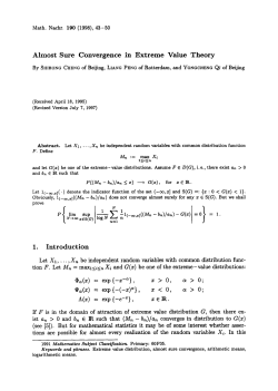 Almost Sure Convergence in Extreme Value Theory